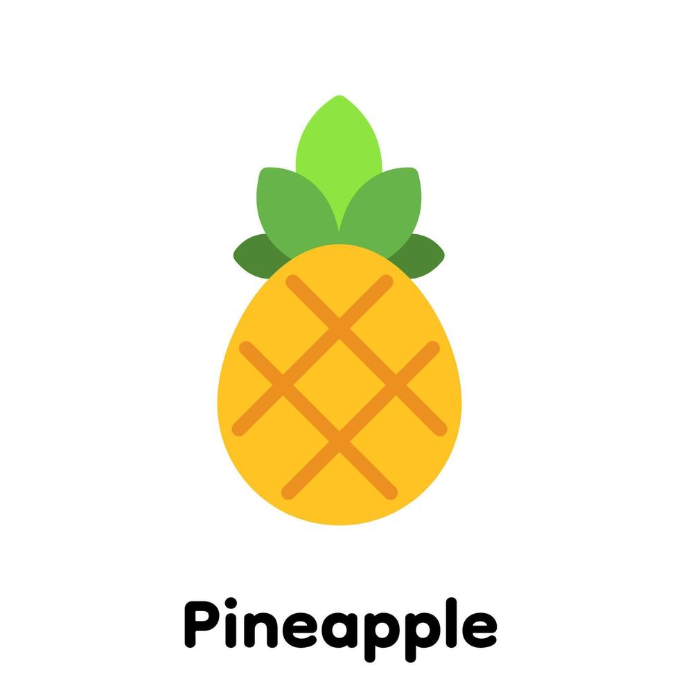 Pineapple icon . vector