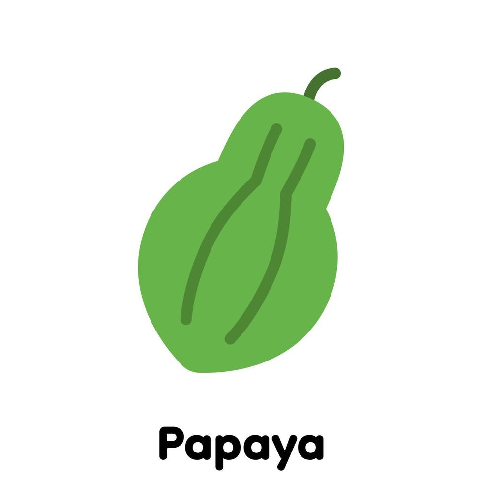 Papaya icon . vector