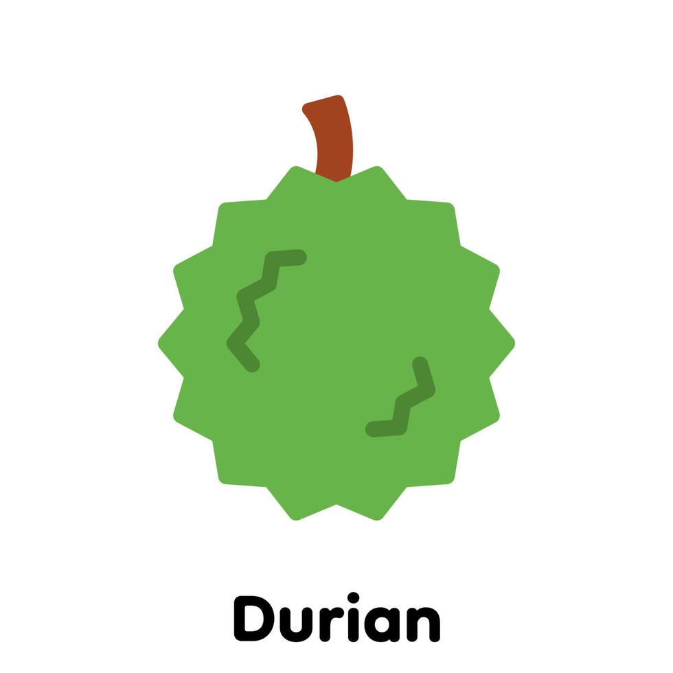 icono de durián. vector