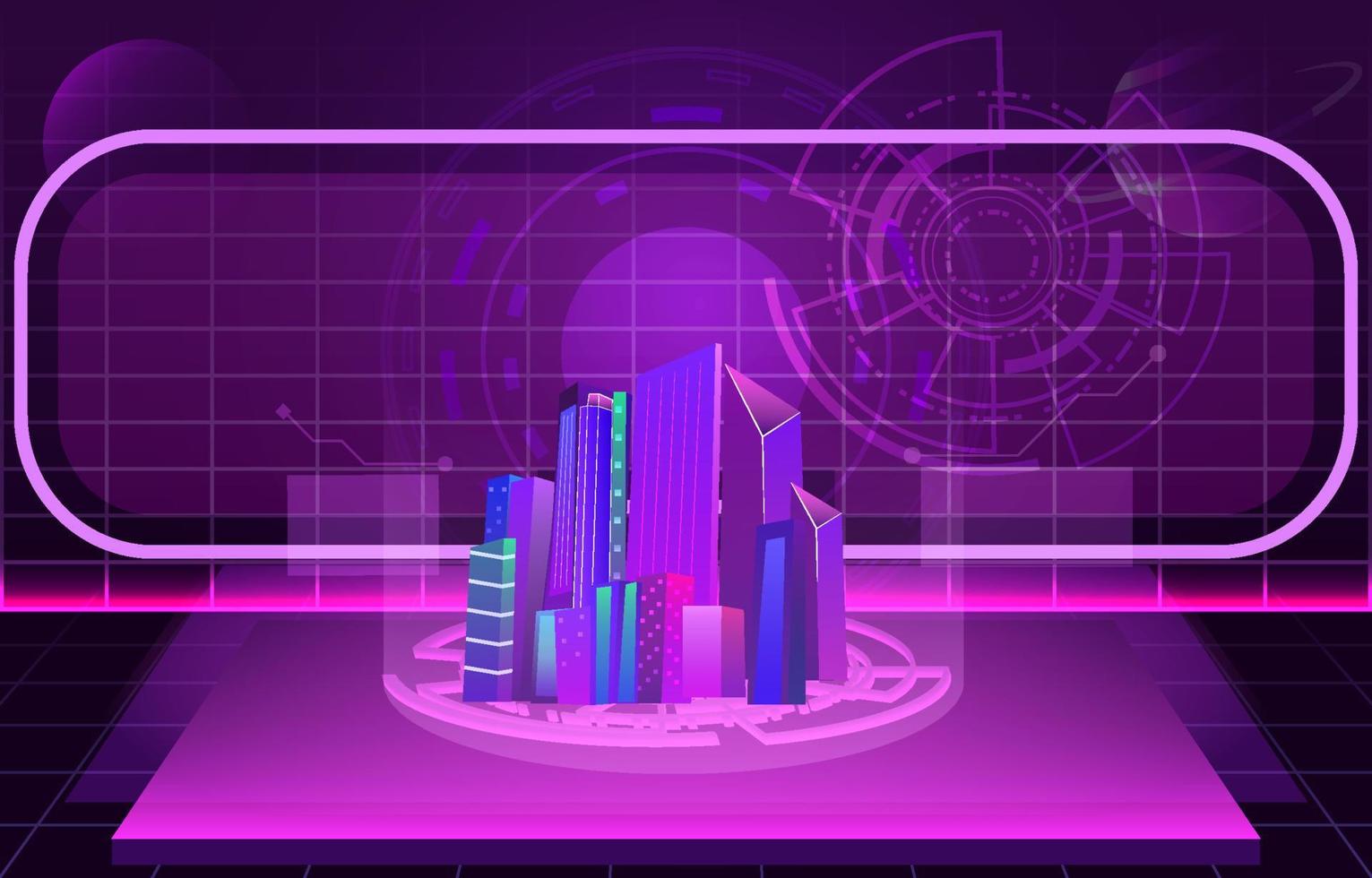 Virtual Universe Background vector