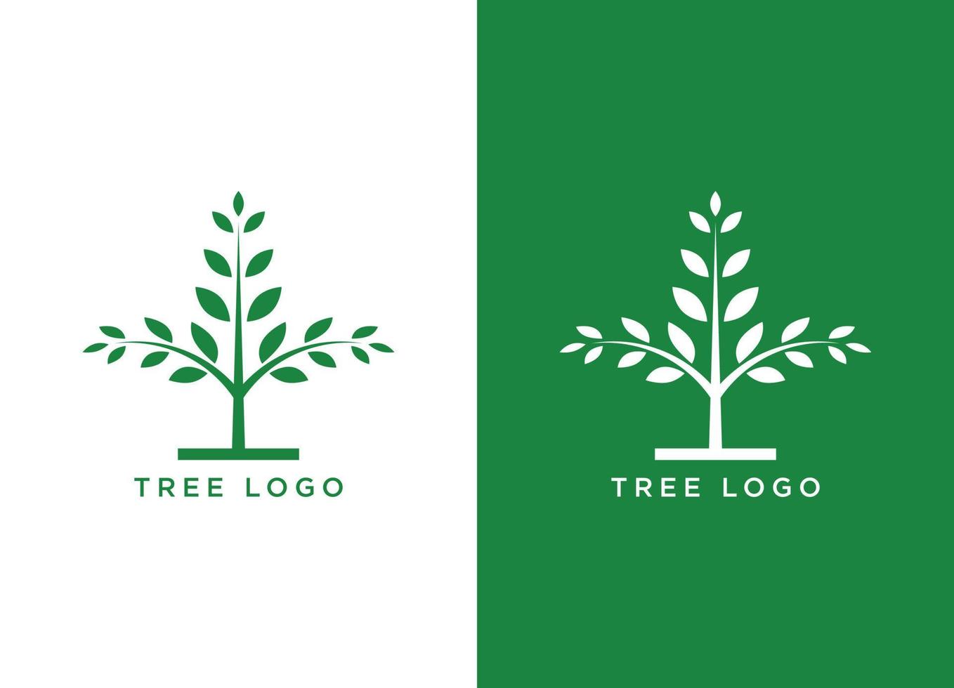 árbol logo vector vector gratis