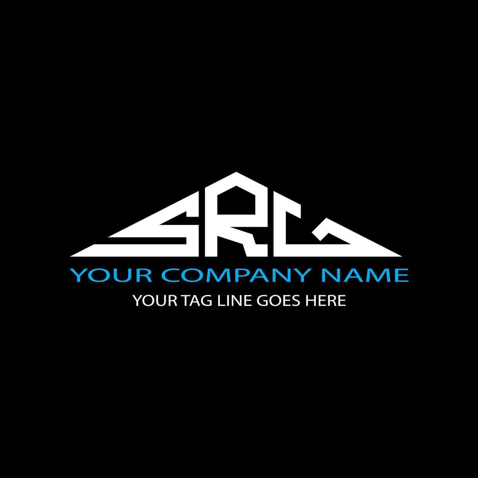 diseño creativo del logotipo de la letra srg con gráfico vectorial vector