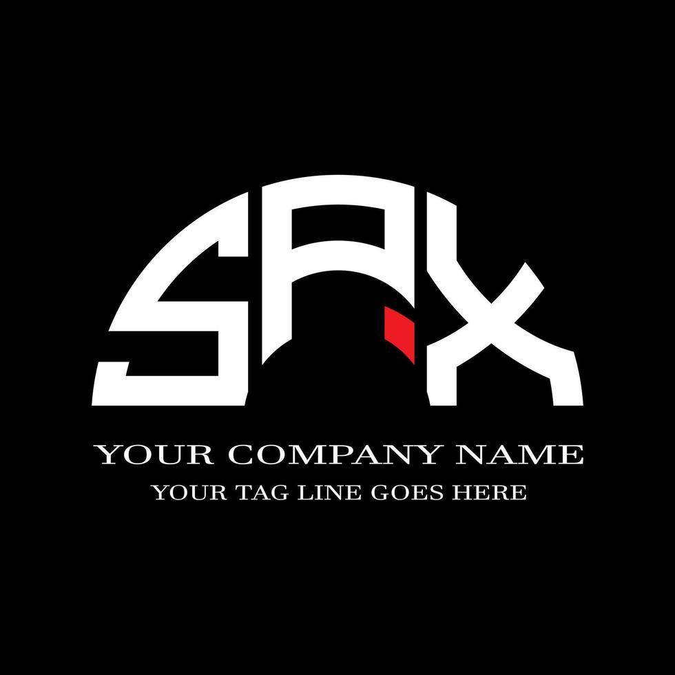 SPX letter logo creative design with vector graphic
