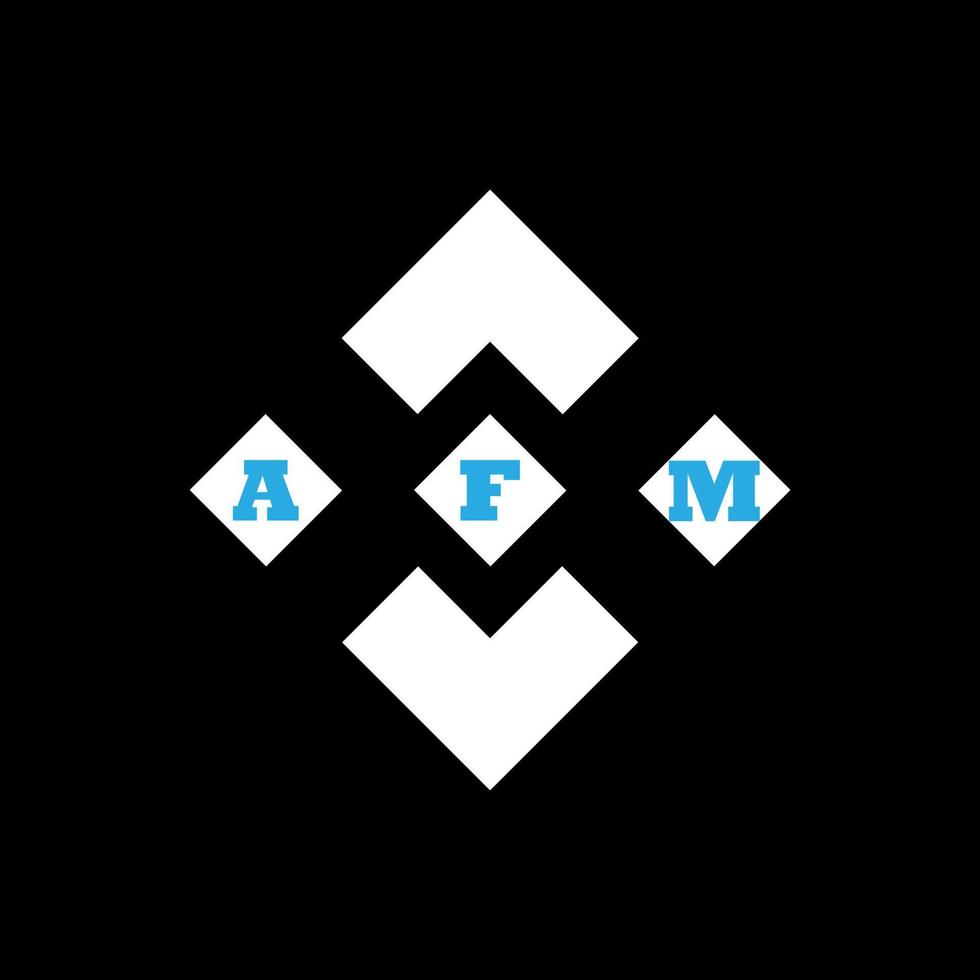 AFM letter logo abstract creative design. AFM unique design 8464422