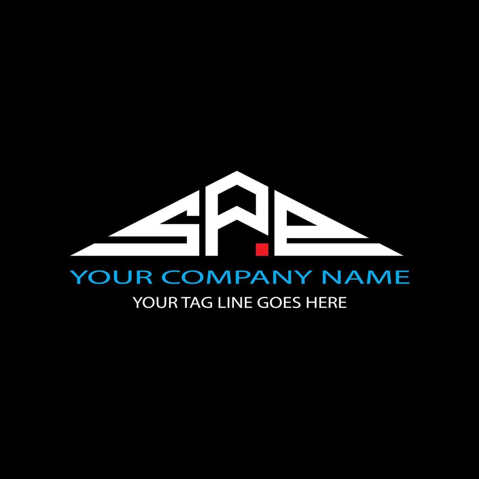 SPP letter logo creative design with vector graphic