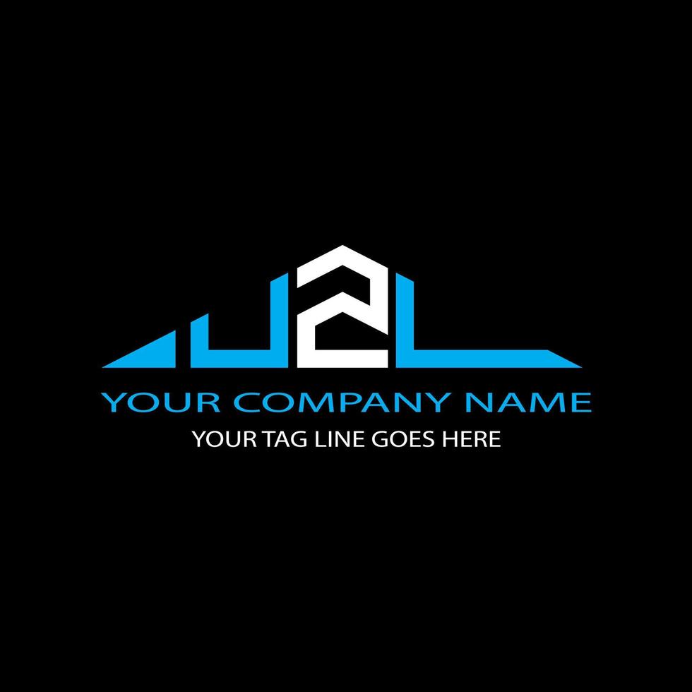 UZL letter logo creative design with vector graphic