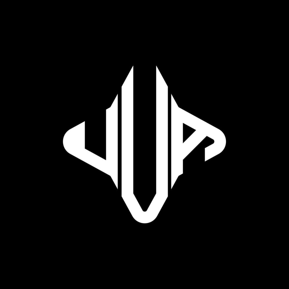 UUA letter logo creative design with vector graphic