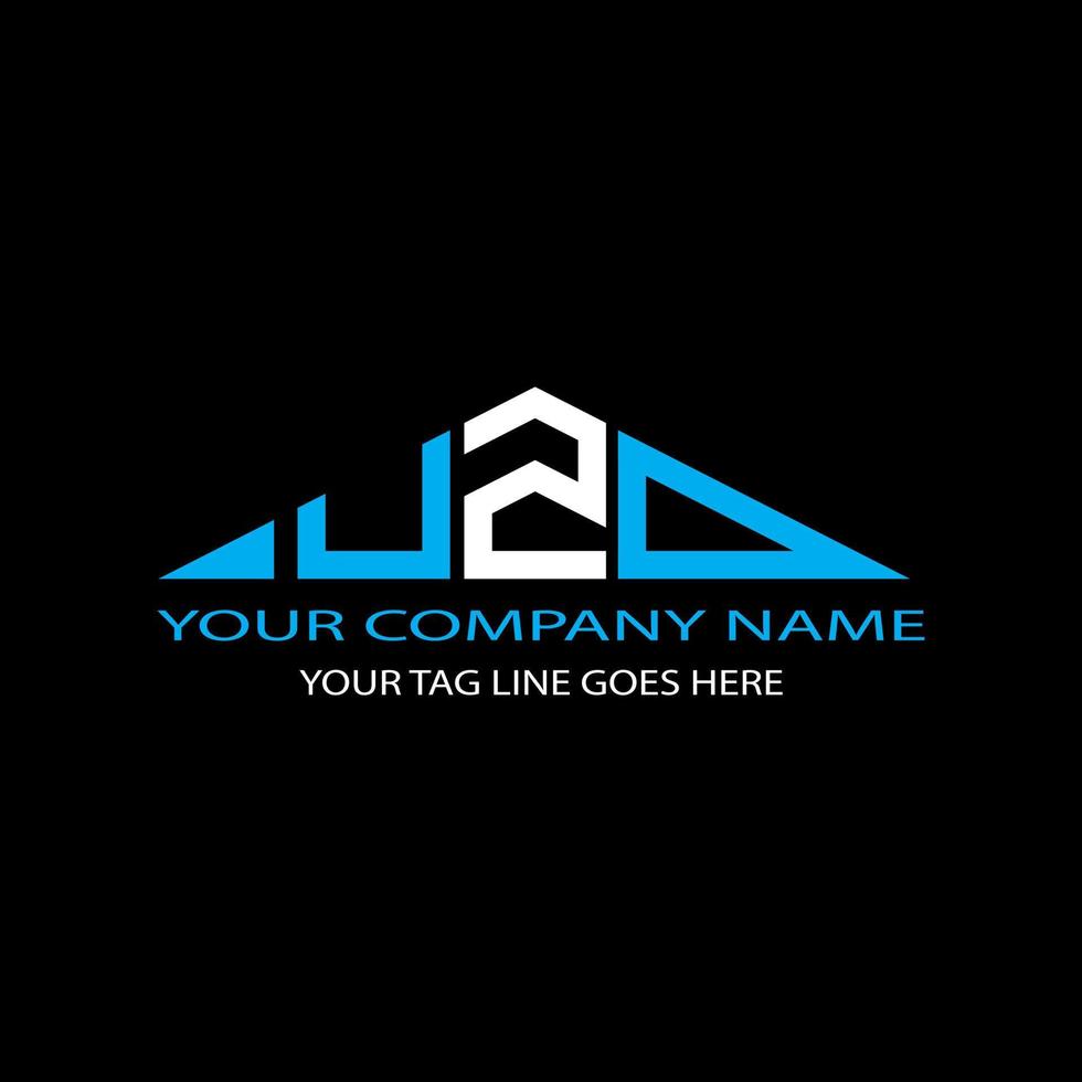 UZD letter logo creative design with vector graphic