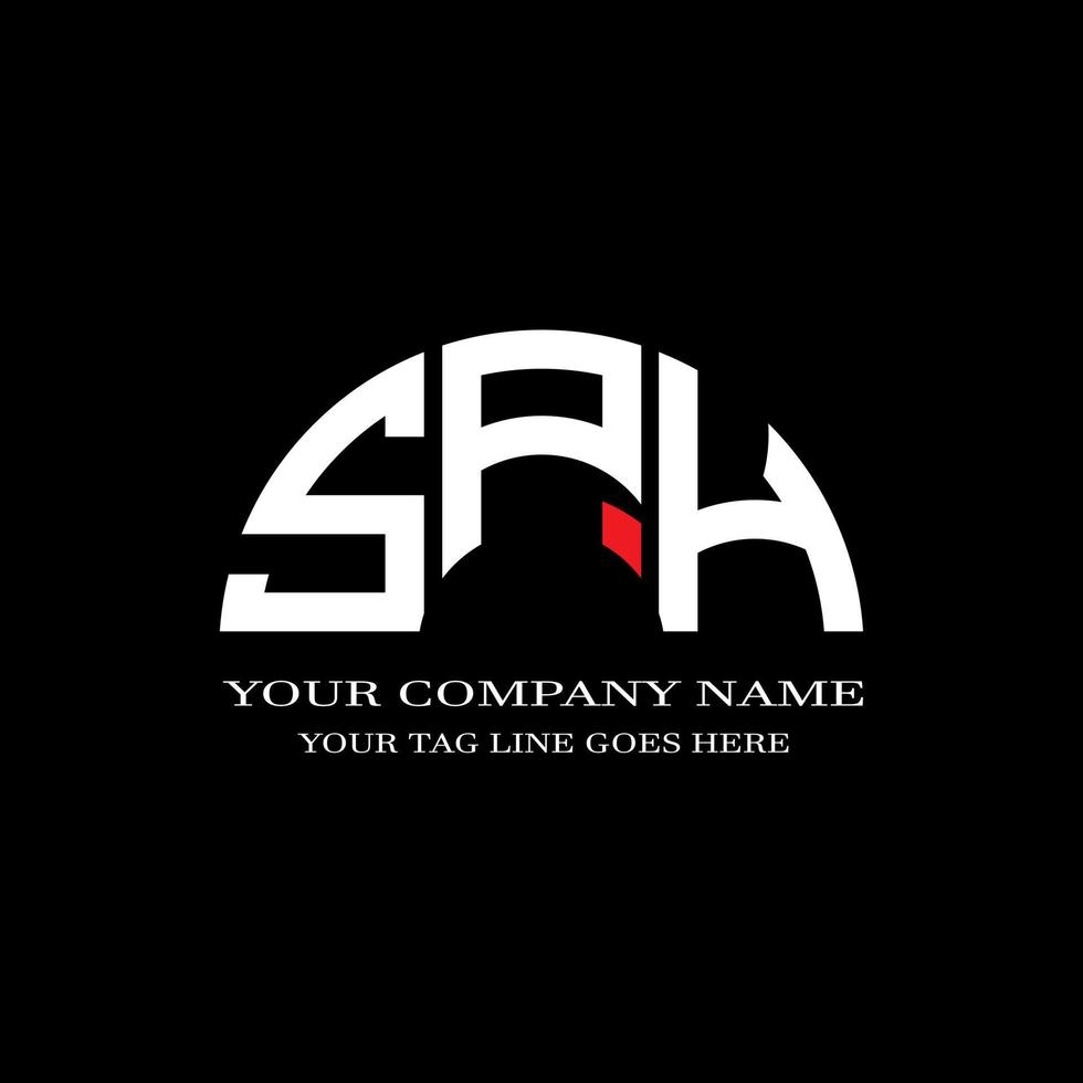 SPH letter logo creative design with vector graphic