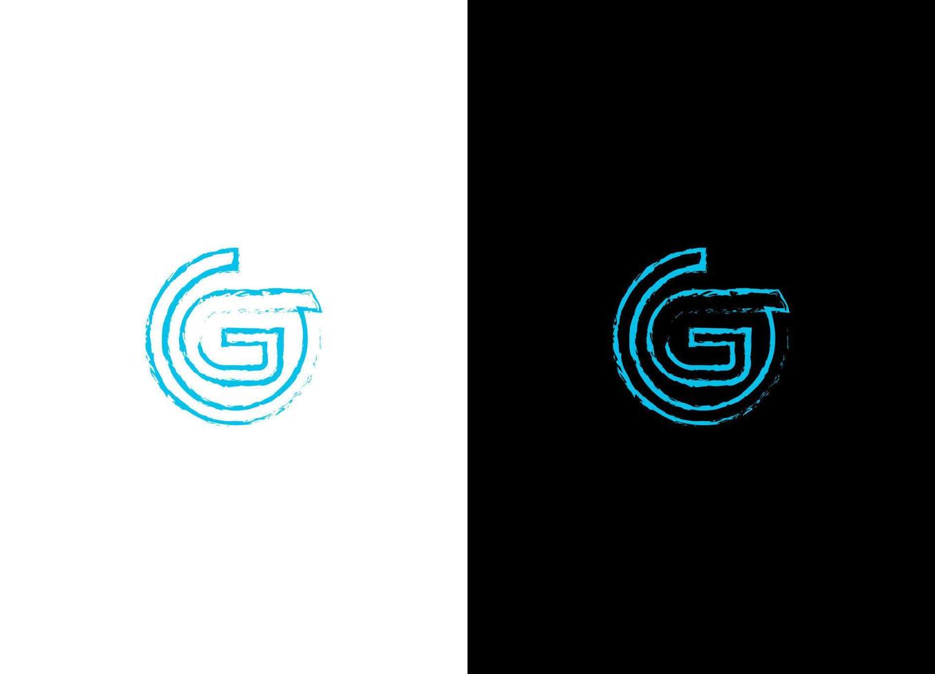 g logo diseño vector ilustración archivo vectorial gratis