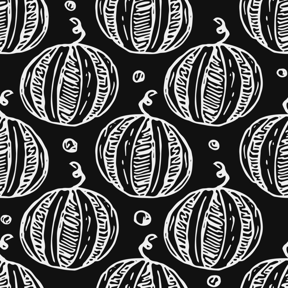 seamless watermelon pattern. vector doodle illustration with watermelon. pattern with watermelon