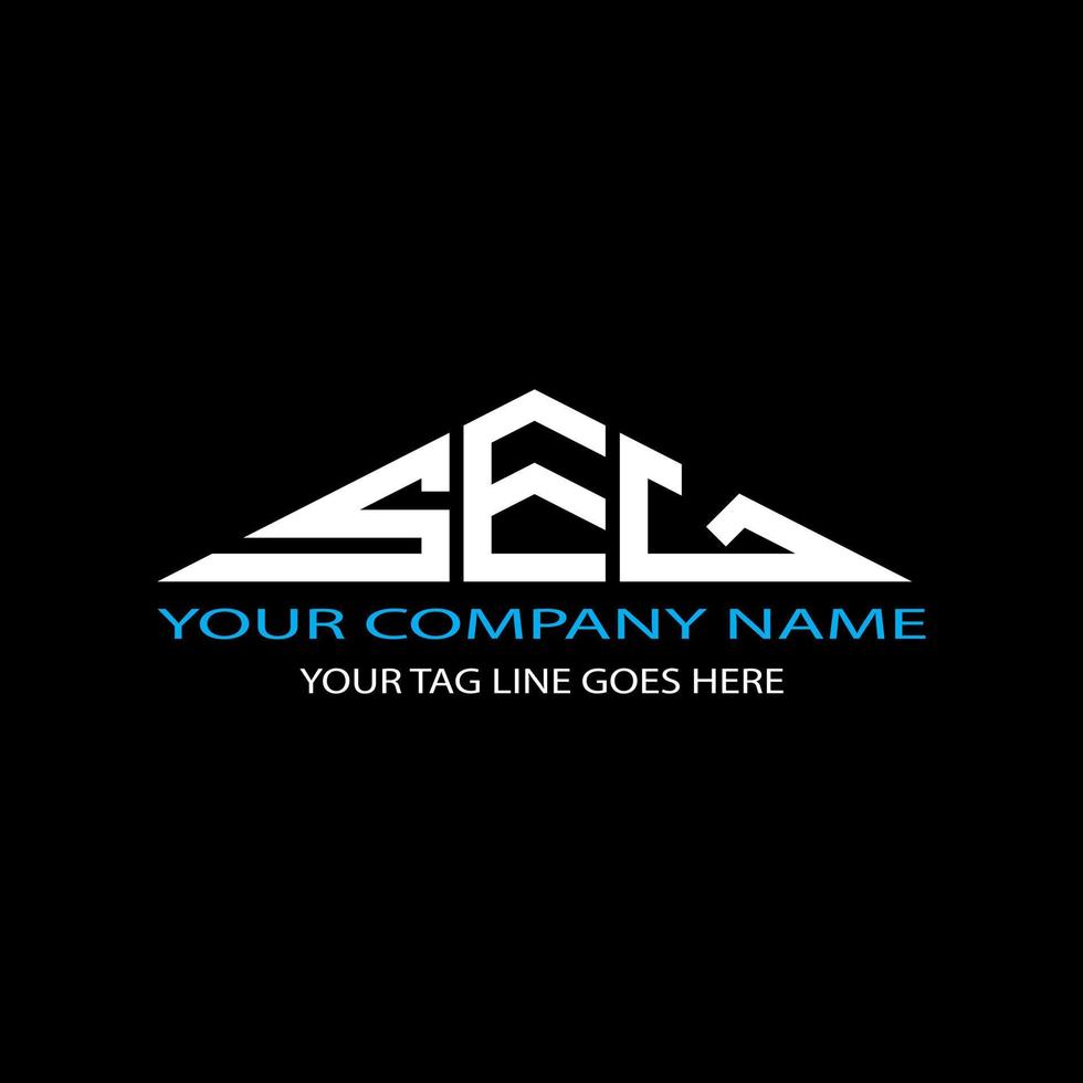 SEG letter logo creative design with vector graphic