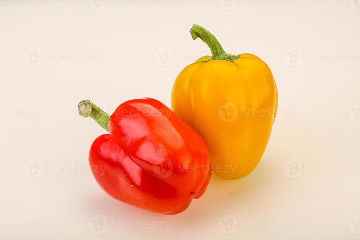 Ripe sweet Bulgarian bell pepper photo