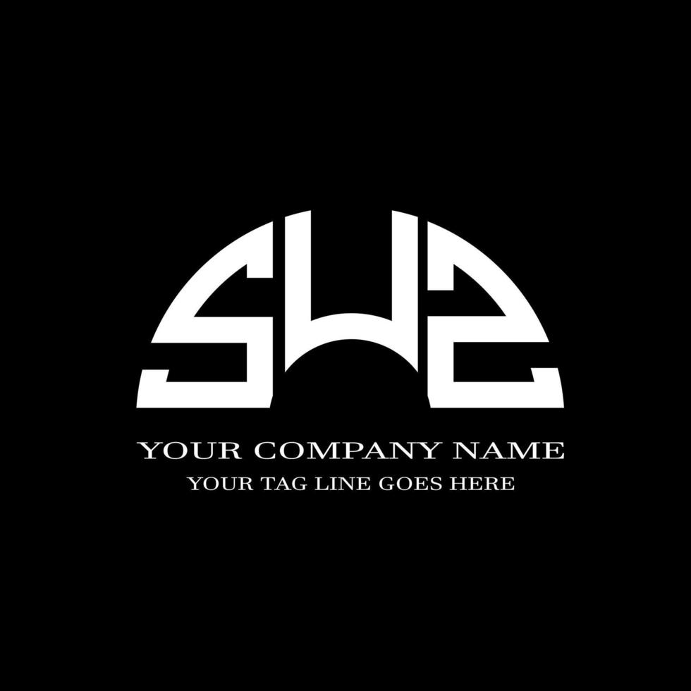 SUZ letter logo creative design with vector graphic