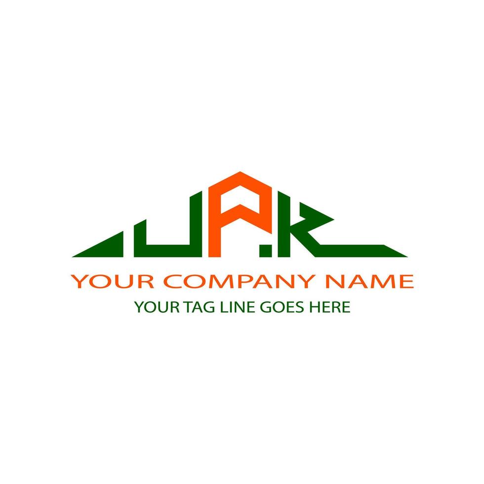 UPK letter logo creative design with vector graphic