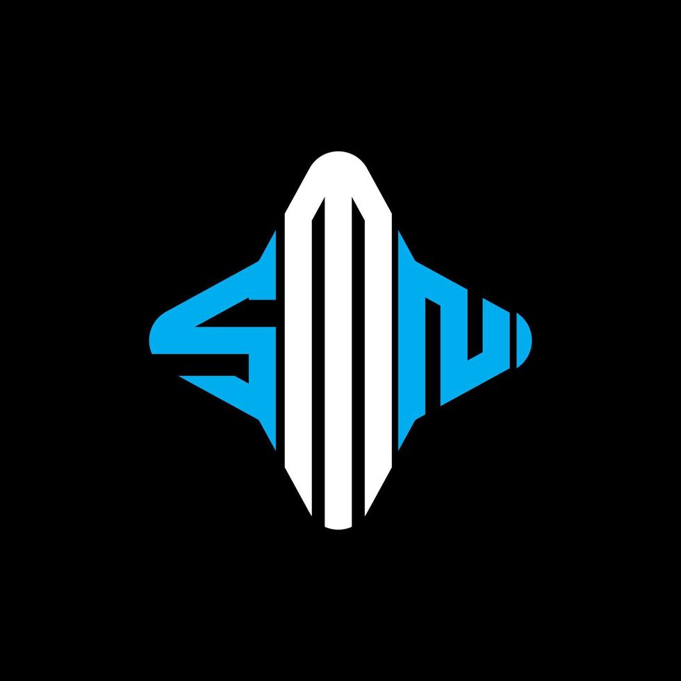 SMN letter logo creative design with vector graphic