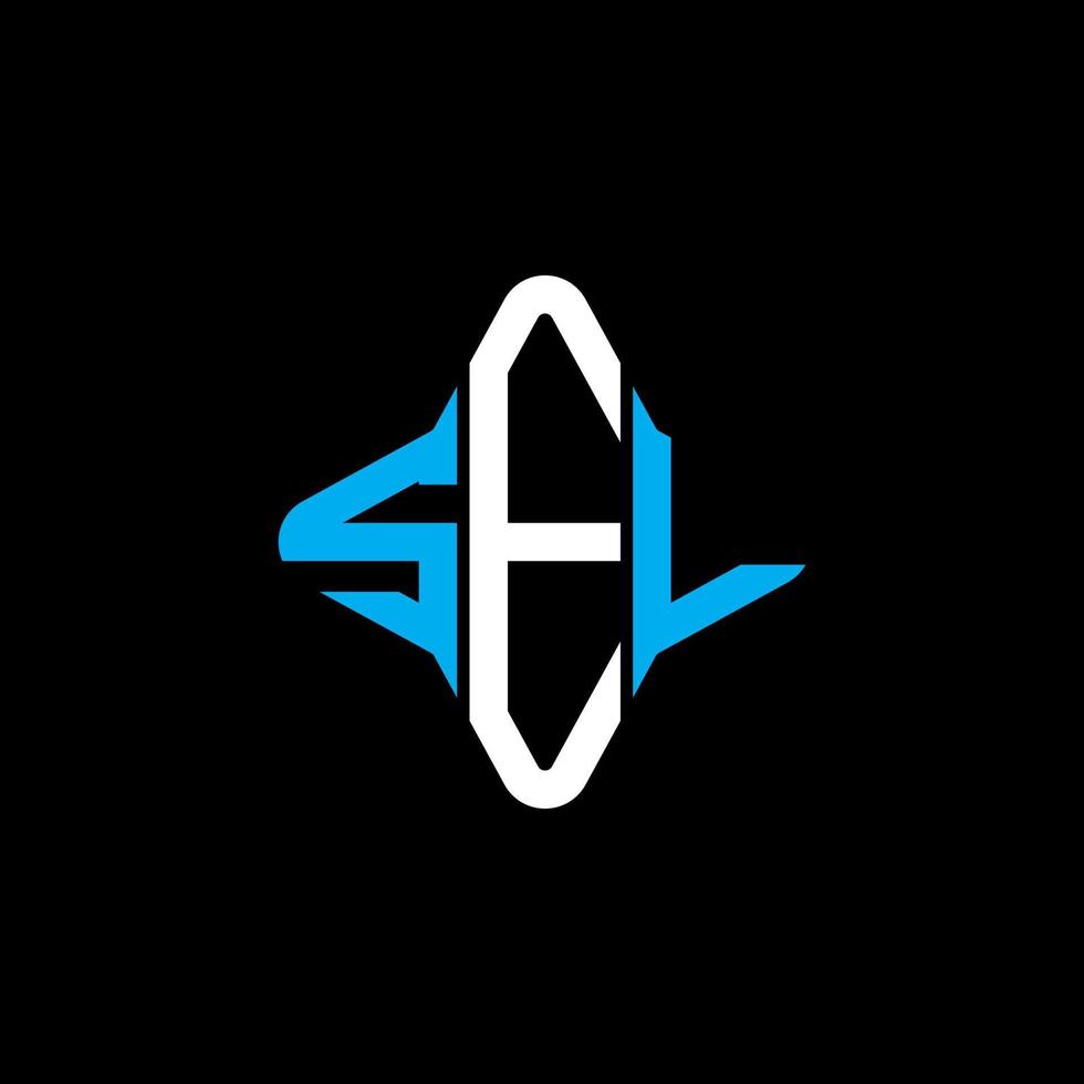 SEL letter logo creative design with vector graphic