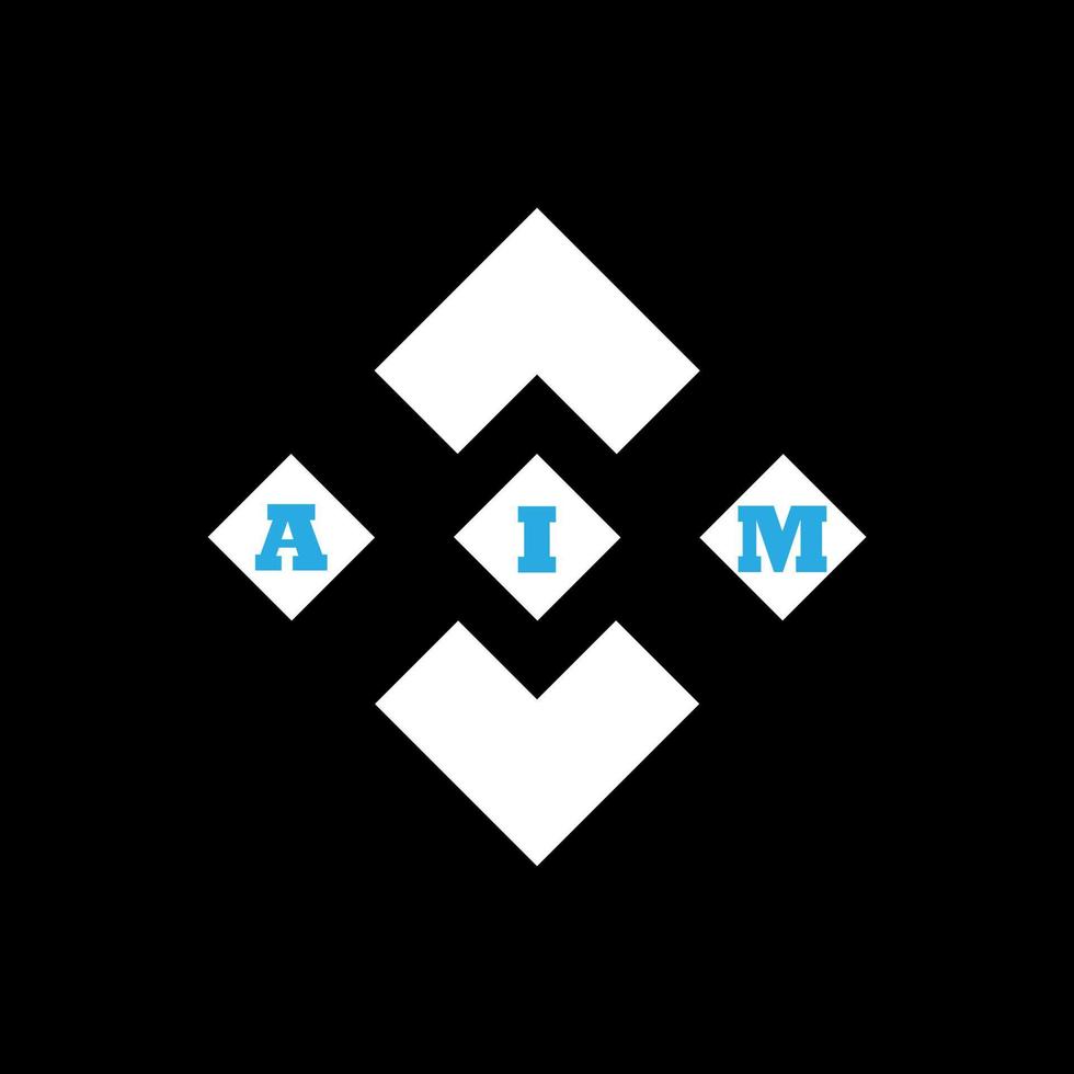 AIM letter logo abstract creative design. AIM unique design vector