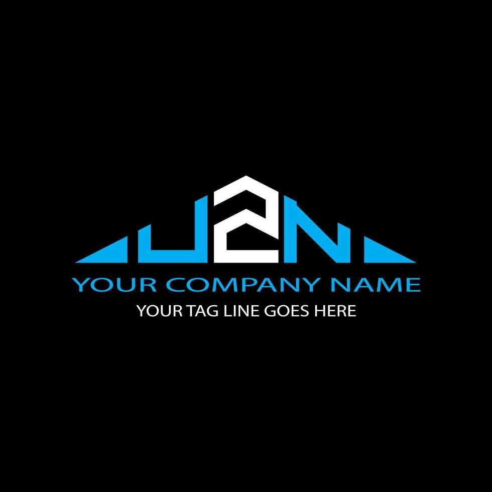 UZN letter logo creative design with vector graphic