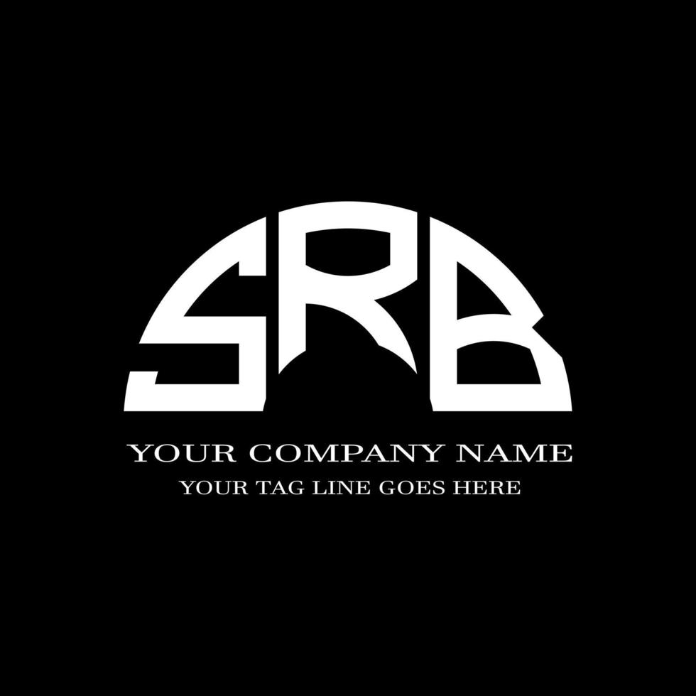 SRB letter logo creative design with vector graphic