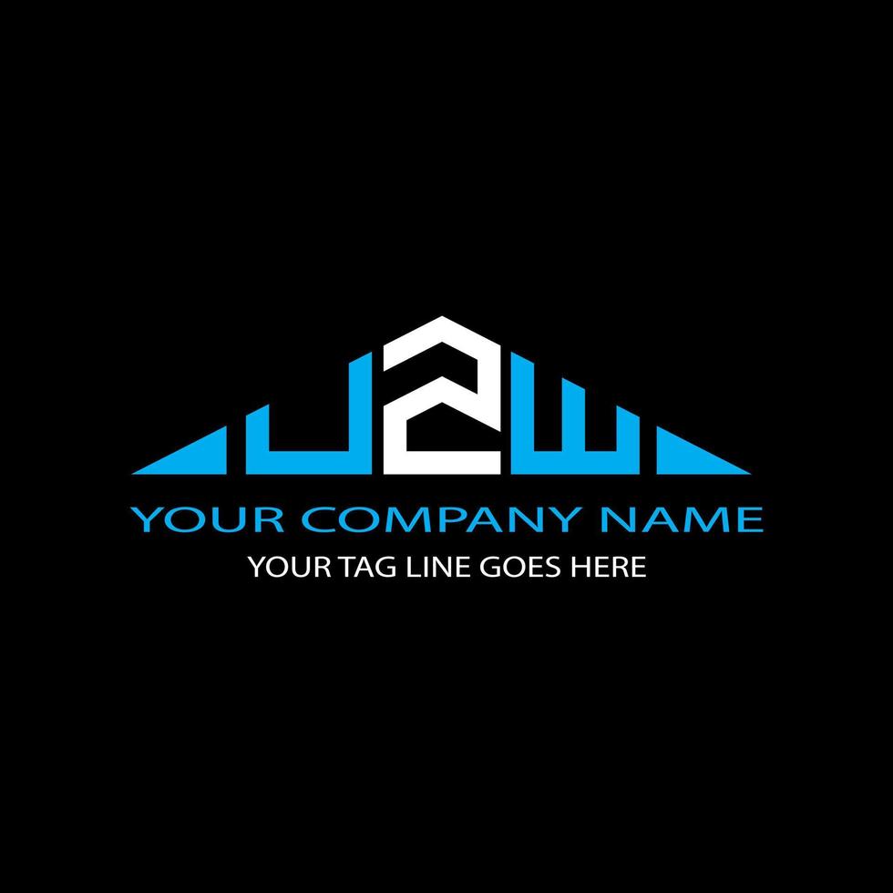 UZW letter logo creative design with vector graphic