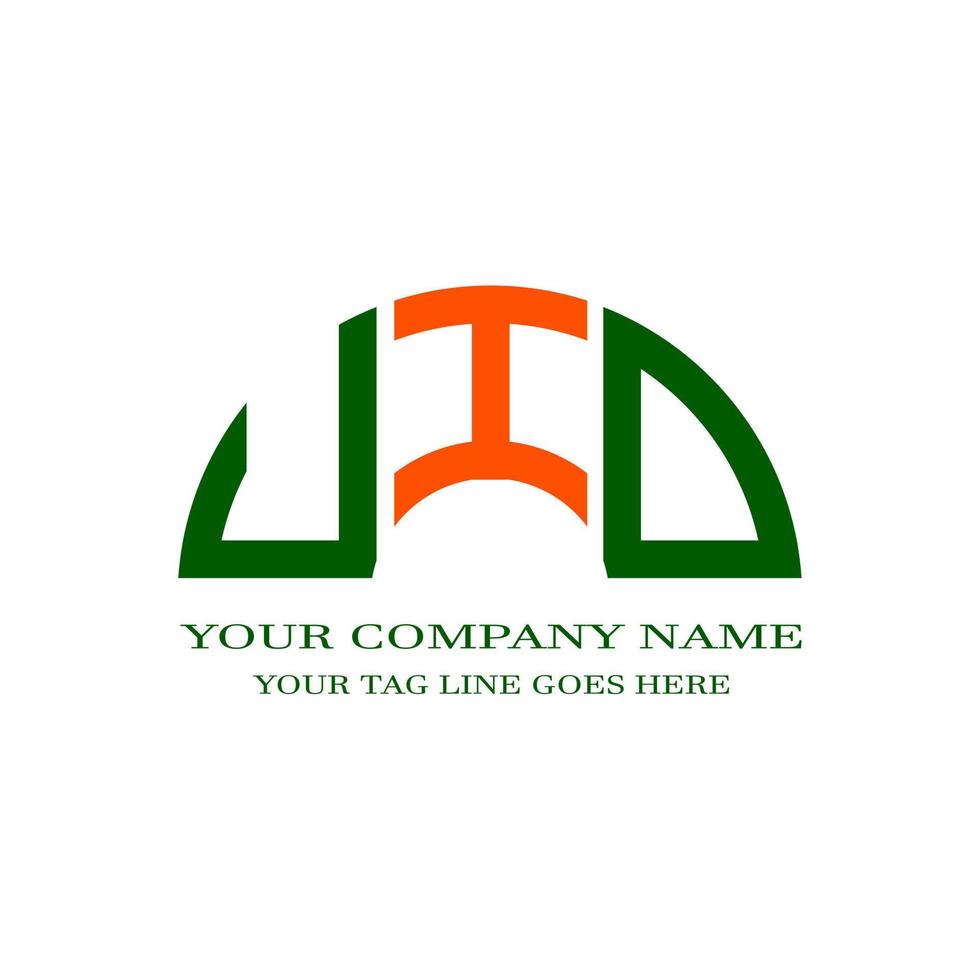 UID letter logo creative design with vector graphic