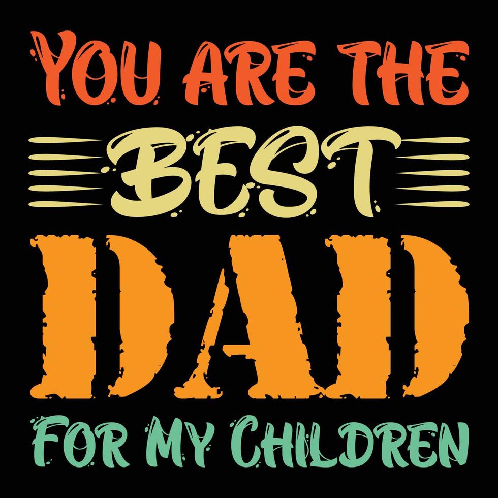 Father's day t shirt design vector