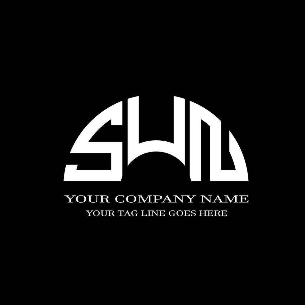 SUN letter logo creative design with vector graphic