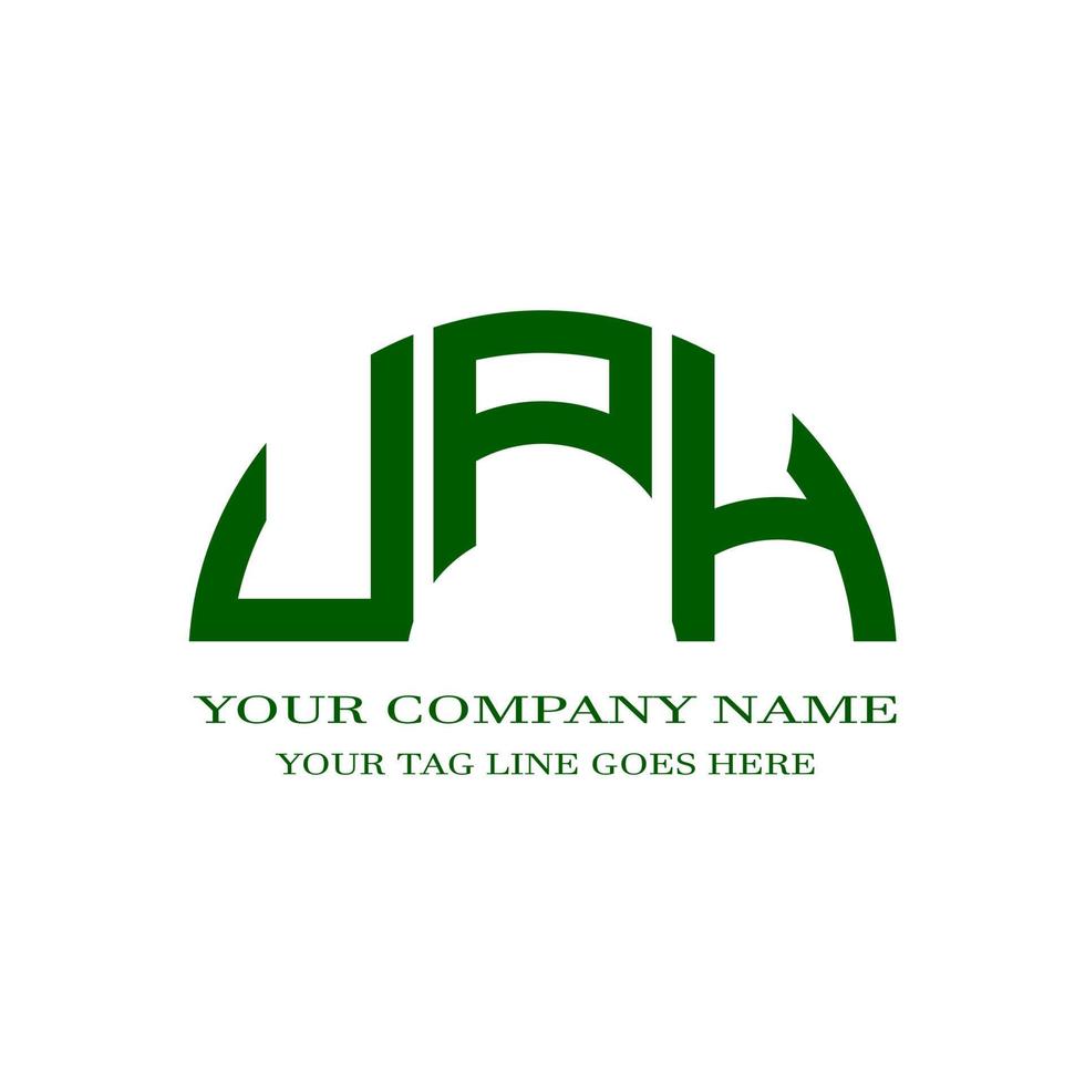 UPH letter logo creative design with vector graphic