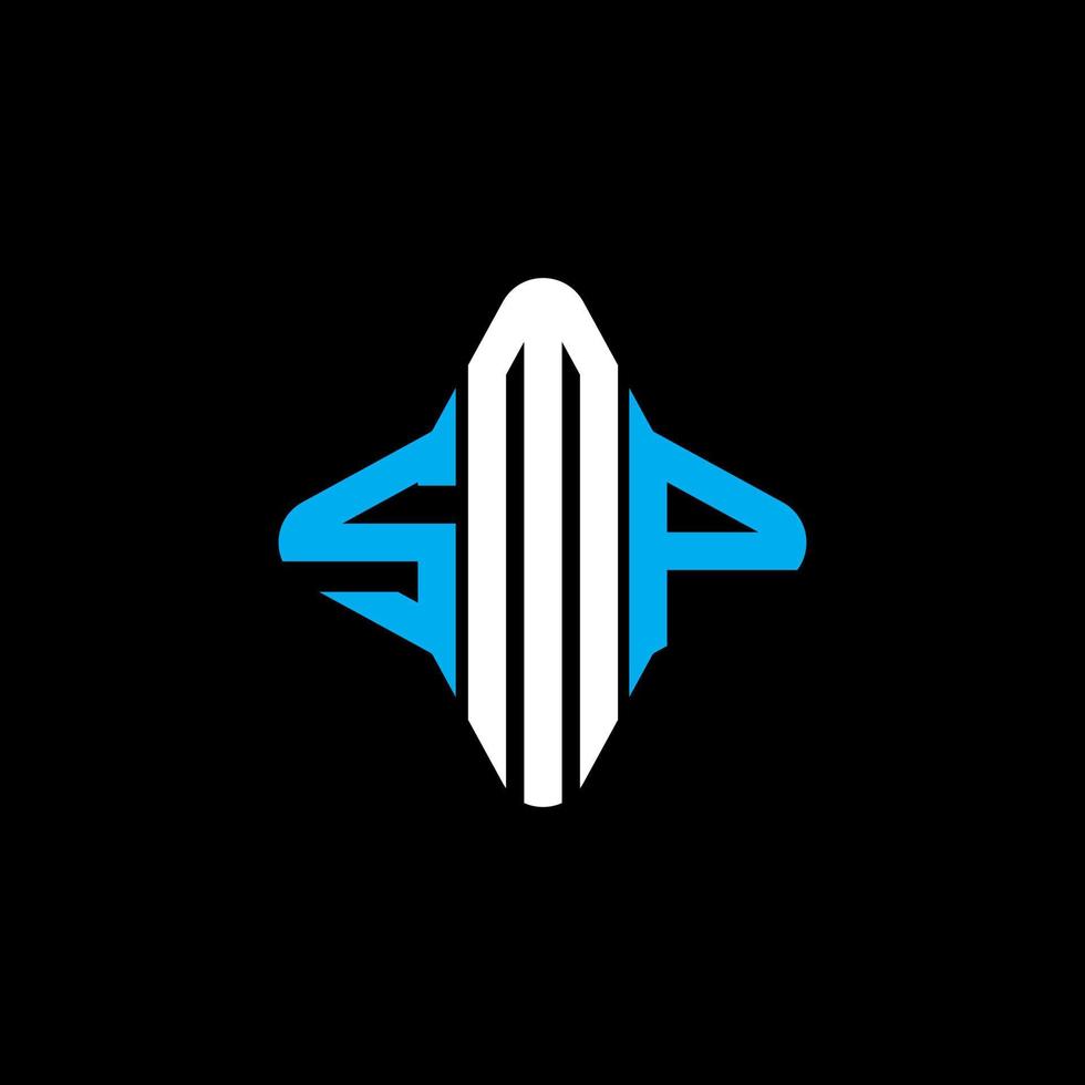 SMP letter logo creative design with vector graphic