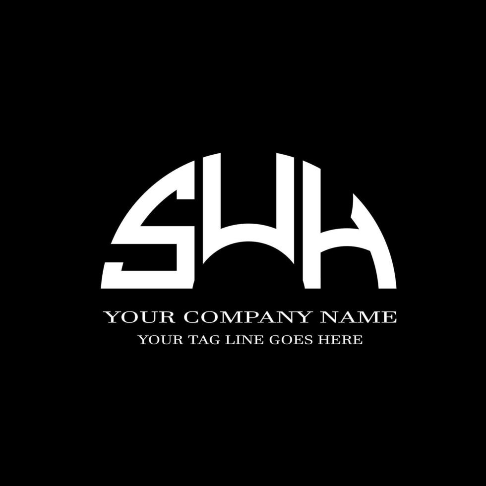 SUH letter logo creative design with vector graphic