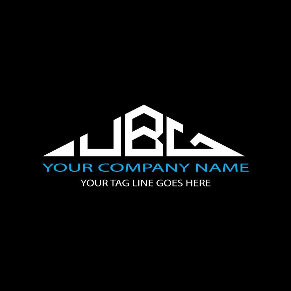 UBG letter logo creative design with vector graphic