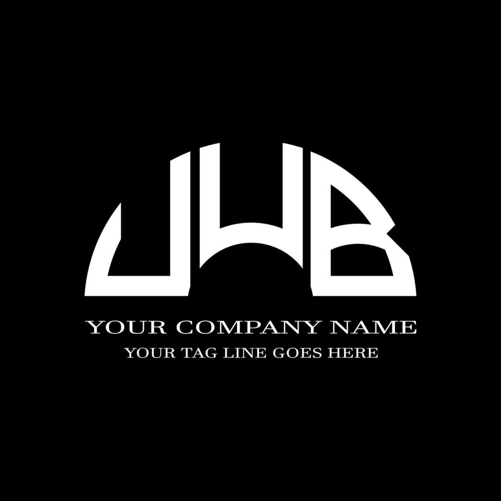 UUB letter logo creative design with vector graphic