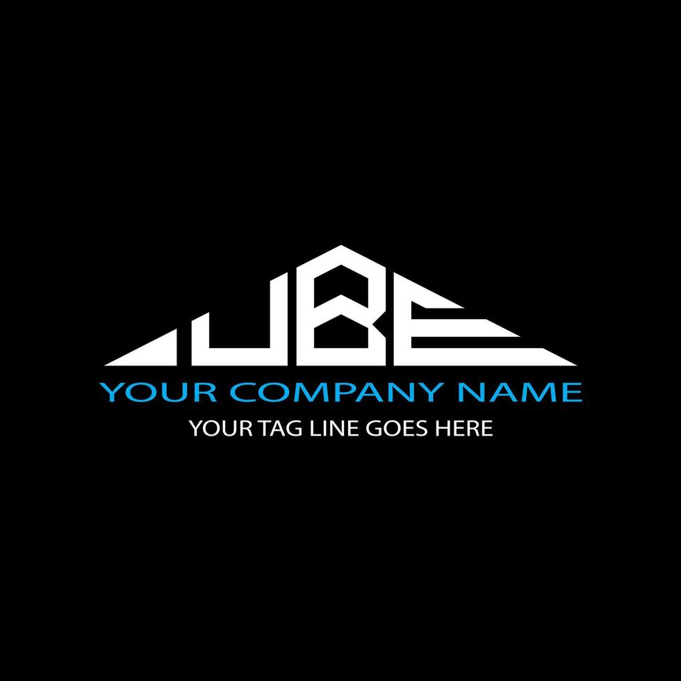 UBE letter logo creative design with vector graphic