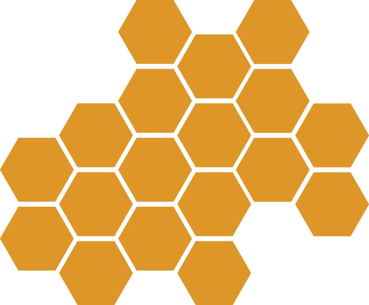 icono de abeja de panal. icono de panal. estilo plano signo de panal de miel. vector