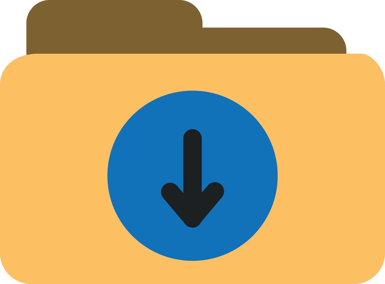 download folder icon. download folder sign. Pixel perfect for mobile app, logo, website and other designs. vector