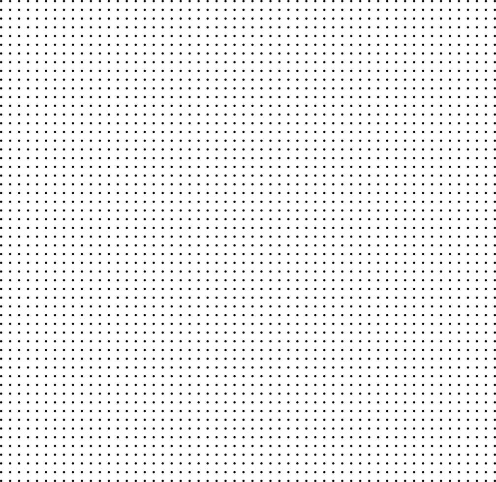 dotted grid on white background. seamless pattern with dots. dot grid graph paper. vector