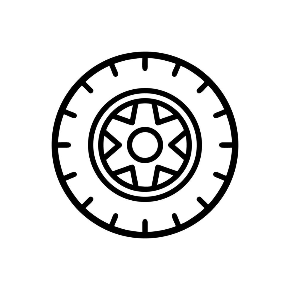 Tire icon vector design templates isolated on white background