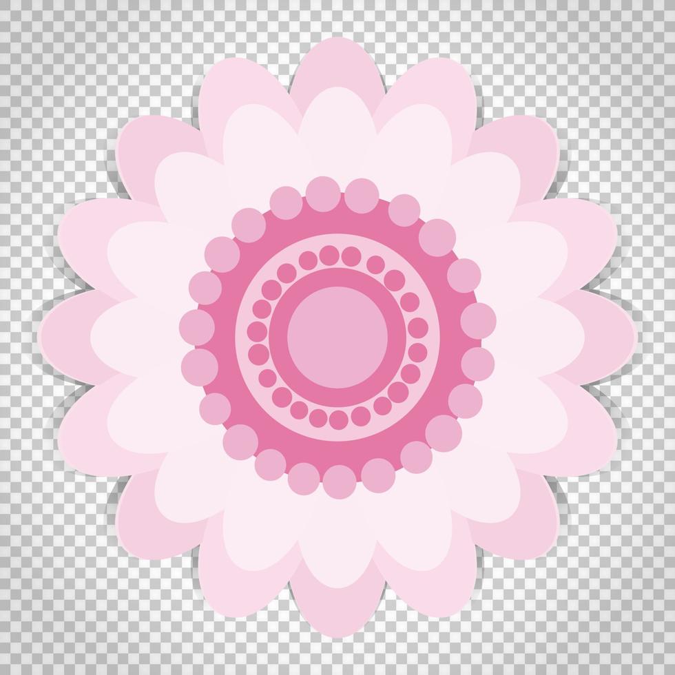 Icon of flower, vector floral symbol.