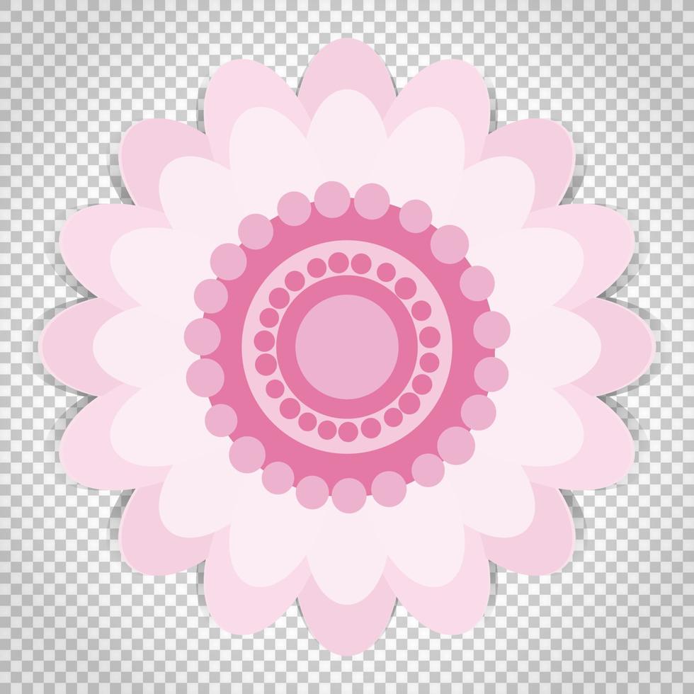 icono de flor, símbolo floral vectorial. vector