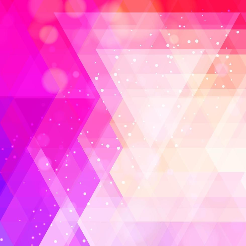 Abstract neon colorful triangle pattern background. Vector. vector