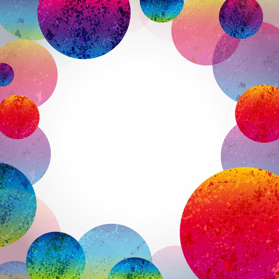 fondo brillante abstracto multicolor. elementos de círculos para el diseño. eps10. vector