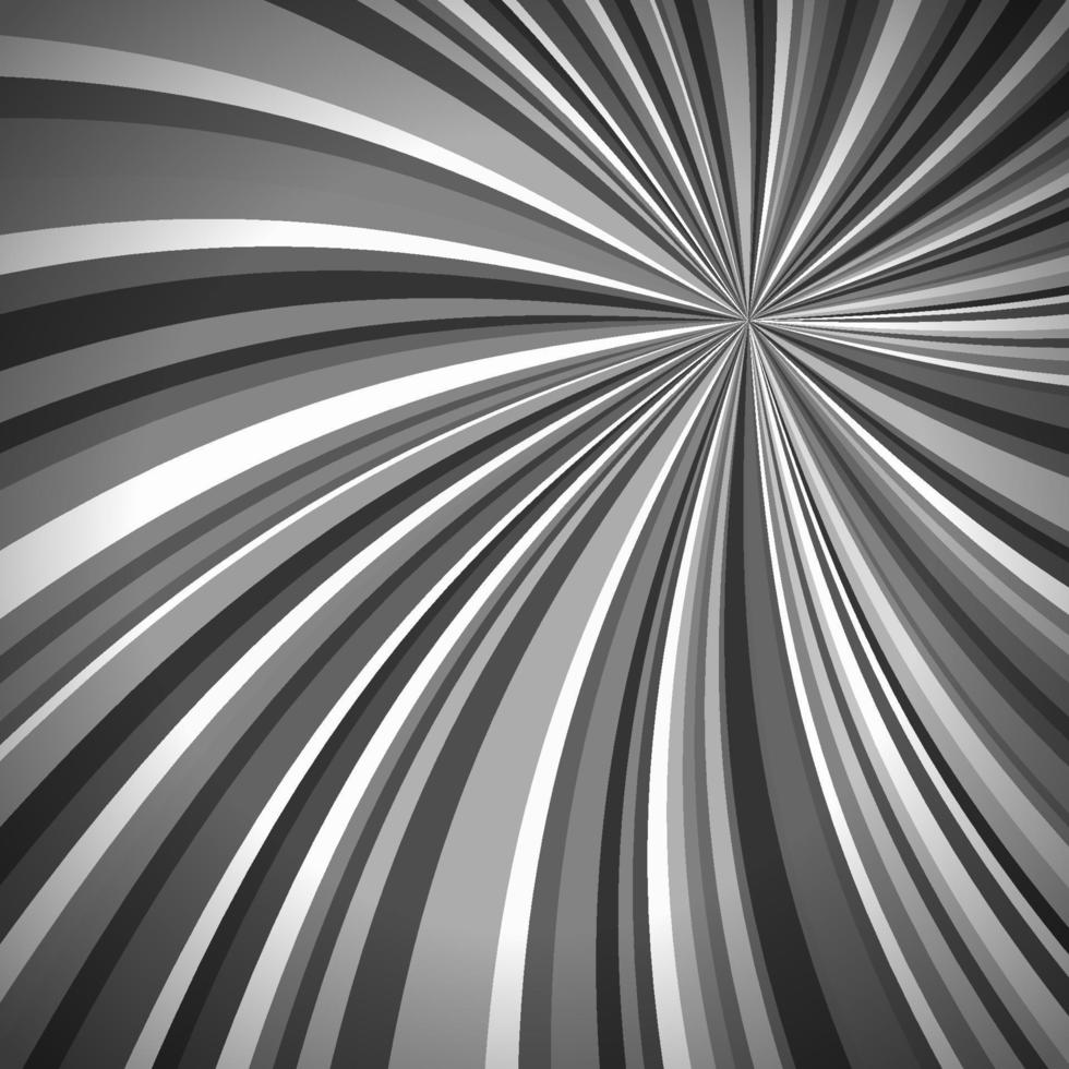 patrón de rayas de rayos con rayas de ráfaga de luz en blanco y negro. Fondo de papel tapiz abstracto, ilustración vectorial vintage. vector