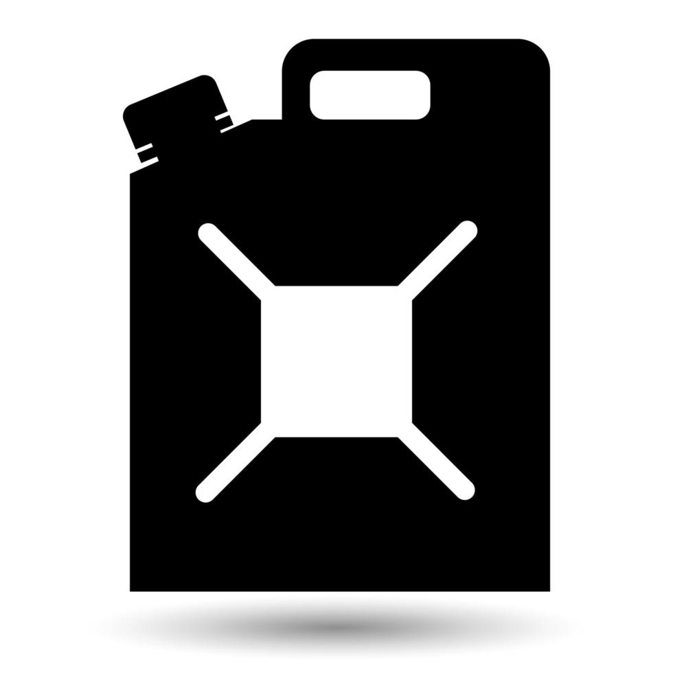 Canister vector icon isolated on a white background.