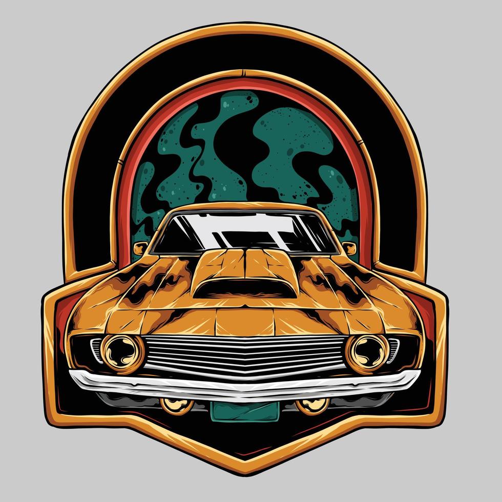 ilustración de logotipo de coches vector