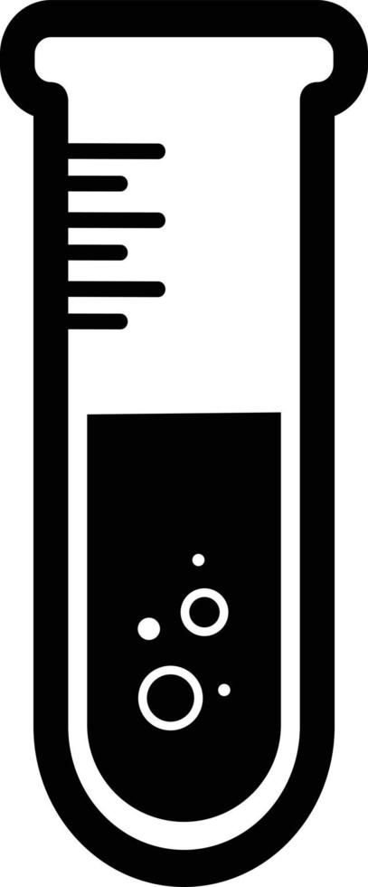 Laboratory glass bulb icon on white background. vector