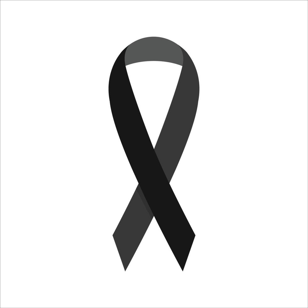 AIDS ribbon icon on white background. vector