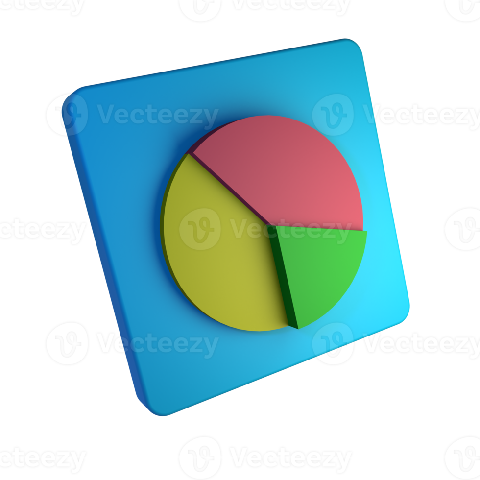 affari del diagramma del grafico a torta dell'icona png