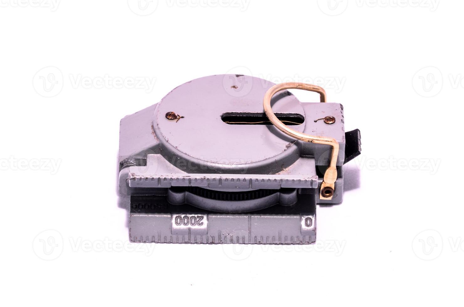 Gray Military Vintage Compass photo