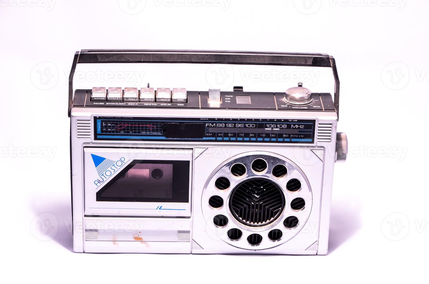 Old Retro Vintage 70's Radio photo